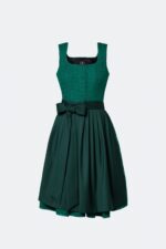 DESIGNERDIRNDL AMALIE MIT TWEEDMIEDER IN TANNENGRÜN