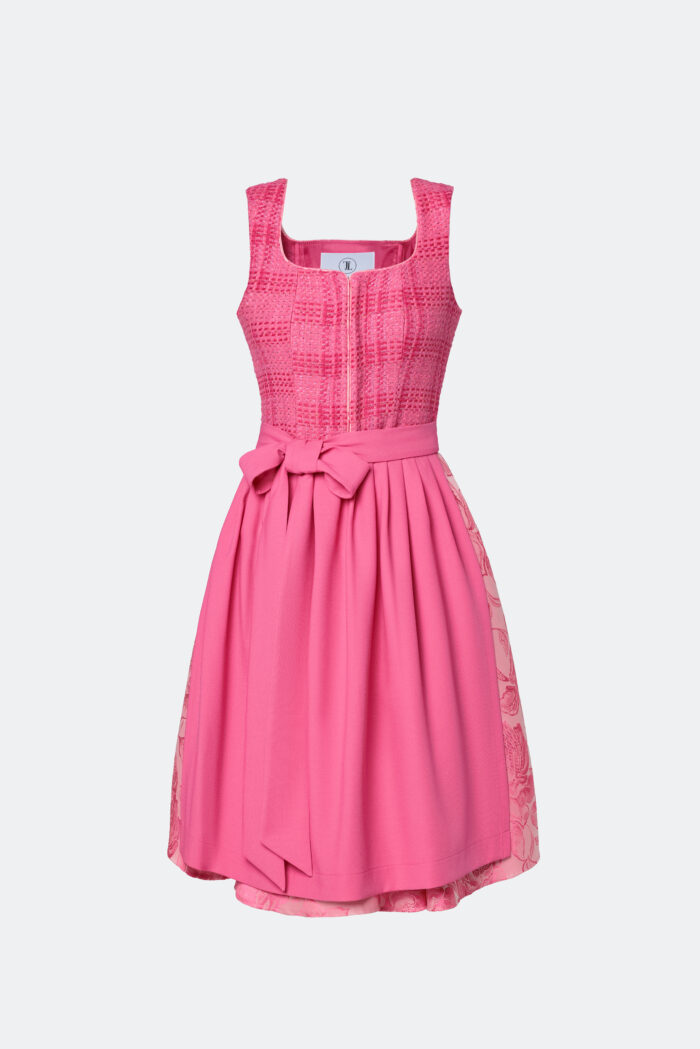 LIMITED EDITION DESIGNERDIRNDL BELISA MIT TWEEDMIEDER IN PINK – Bild 1