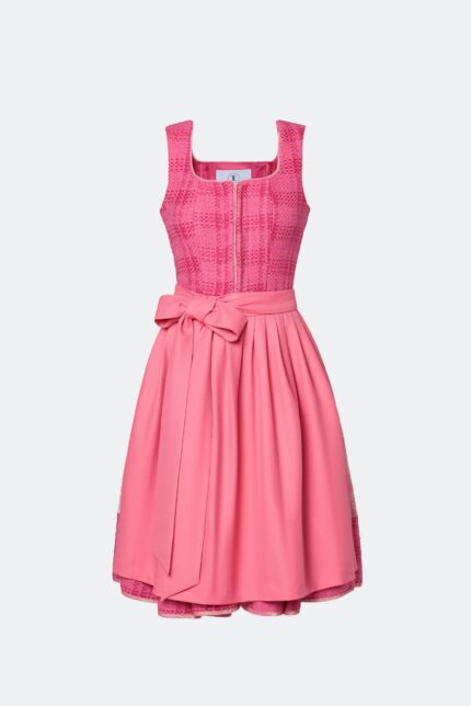 DESIGNERDIRNDL AMALIE MIT TWEEDMIEDER IN PINK