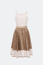 DESIGNERDIRNDL AMALIE MIT TWEEDMIEDER IN TAUPE – Bild 2