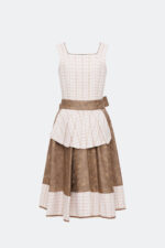 DESIGNERDIRNDL AMALIE MIT TWEEDMIEDER IN TAUPE – Bild 4