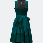 DESIGNERDIRNDL ALMUTH MIT TWEEDMIEDER IN DUNKELGRÜN