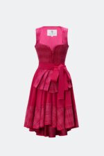 DESIGNERDIRNDL ALMUTH MIT TWEEDMIEDER IN FUCHSIA