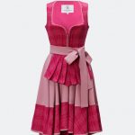 DESIGNERDIRNDL ALMUTH MIT TWEEDMIEDER IN PINK