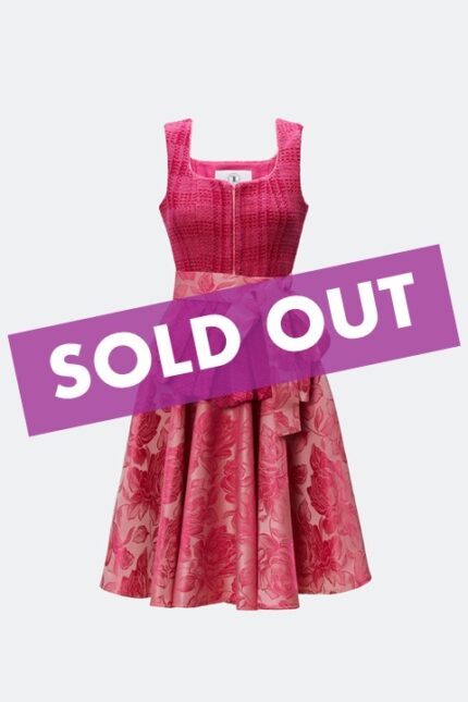 LIMITED EDITION DESIGNERDIRNDL BELISA MIT TWEEDMIEDER IN PINK