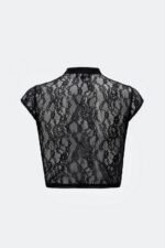 DIRNDLBLUSE FREYA IN SCHWARZ – Bild 2