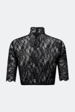 DIRNDLBLUSE SELMA IN SCHWARZ – Bild 2