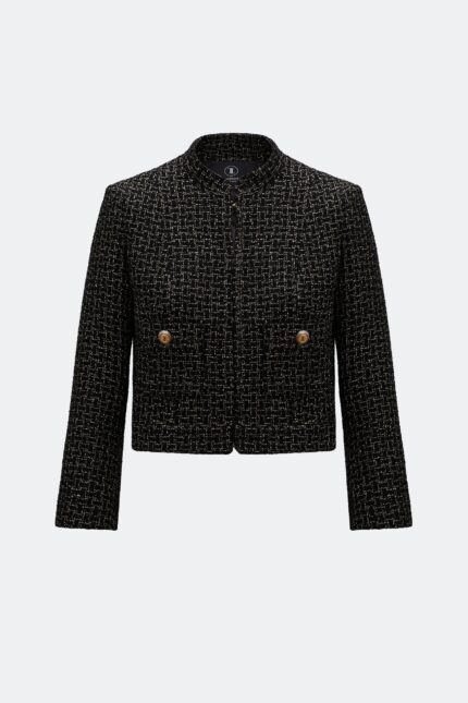 TWEED-JANKER TIZIANA IN SCHWARZ