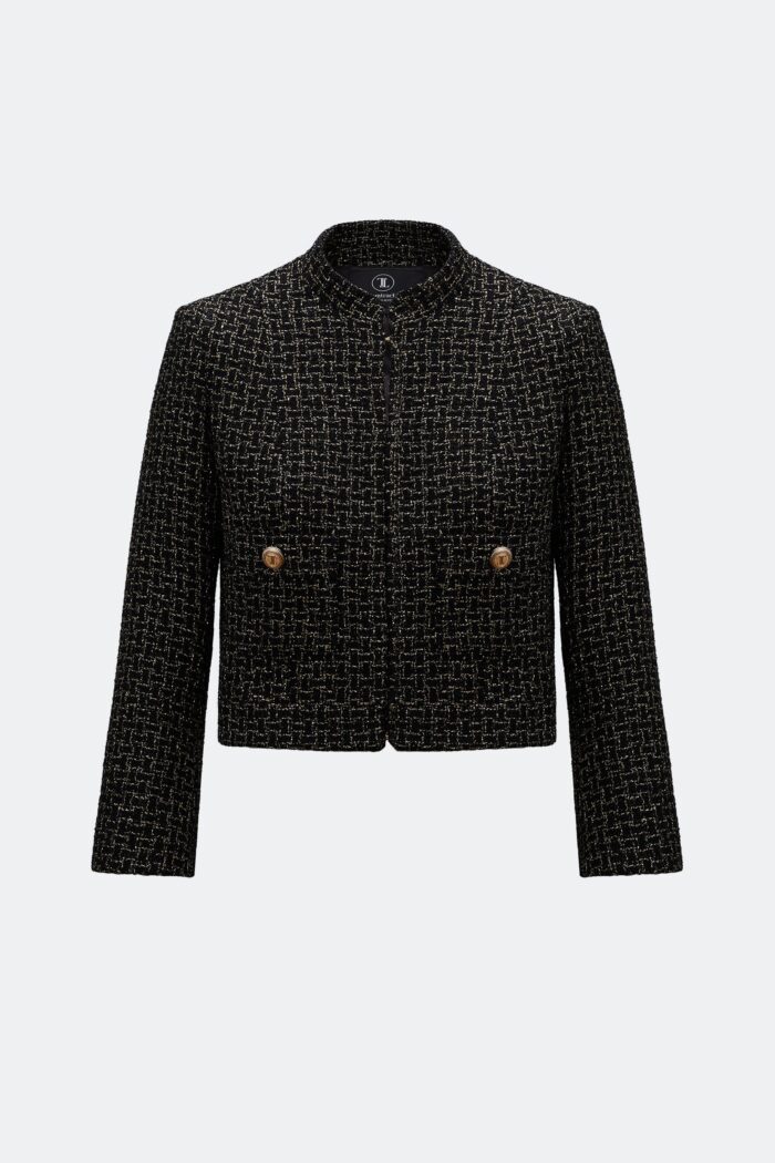 TWEED-JANKER TIZIANA IN SCHWARZ – Bild 1