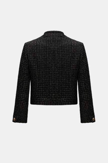 TWEED-JANKER TIZIANA IN SCHWARZ