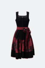 DESIGNERDIRNDL VIOLA MIT TWEEDMIEDER IN SCHWARZ – Bild 3