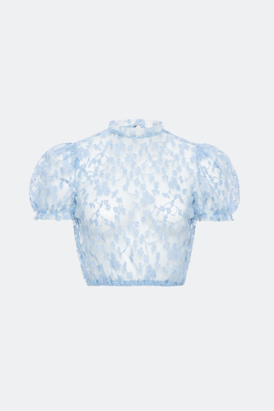 Bluse CATERINA in Hellblau