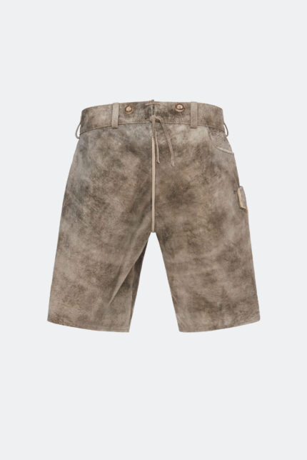 Wildbocklederhose FRANZ in Grau