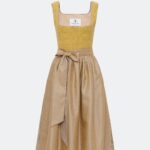 Dirndl ISABELLA in Goldgelb