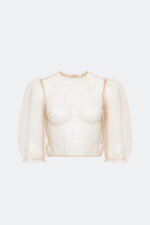Bluse LENI in Beige