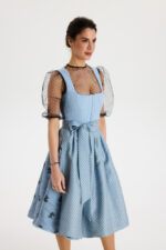 Dirndl LIVIA in Hellblau – Bild 5