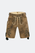 Hirschlederhose LUDWIG in Braun
