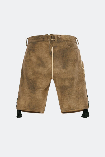 Hirschlederhose LUDWIG in Braun