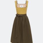 Dirndl VICTORIA in Senfgelb