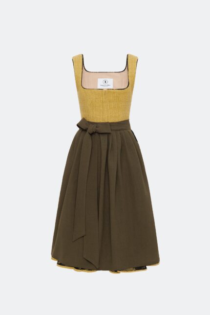 Dirndl VICTORIA in Senfgelb