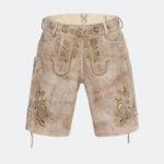 Wildbocklederhose XAVER in Hell
