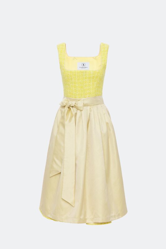 Dirndl SOPHIA in Gelb